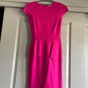 Love...Ady Womens Cap Sleeve Ruffle Sheath Dress